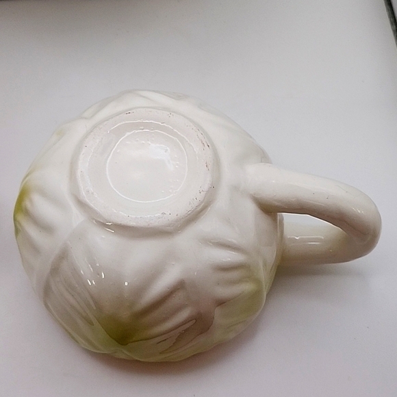 Vintage Ceramic Vegetable Soup Mugs 4 Count 6.25" X 3.75" - Picture 10 of 16